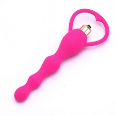 Sex Products Long Butt Plug Anal Beads With Bullet Vibrator Anal Toy