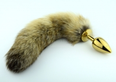 Small Medium and Large Size Fox Tail Anal Plug