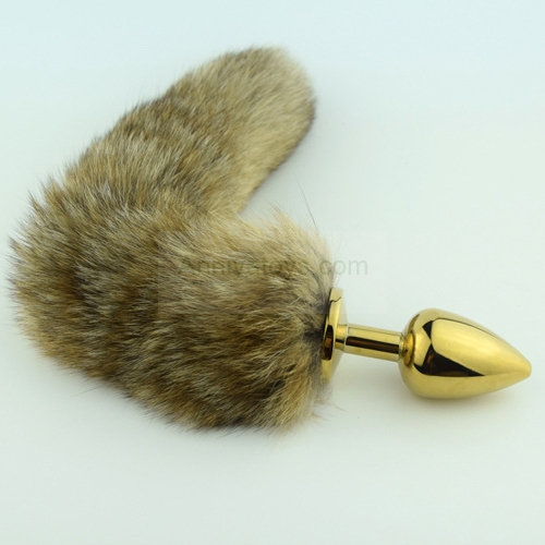 Small Medium and Large Size Fox Tail Anal Plug