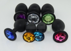 4 Four Color 3 Three Size Silcione Anal Plugs Jewelry Butt Plugs Sex Toys In Stock